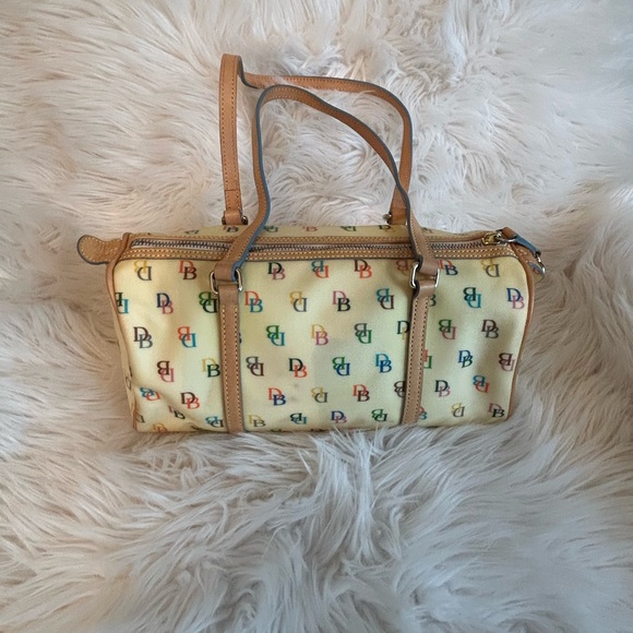 Dooney & Bourke Monogram Rainbow Barrel Bag - Picture 4 of 16